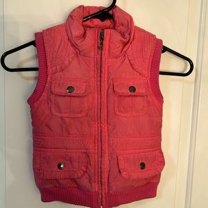 Pink Winter Vest